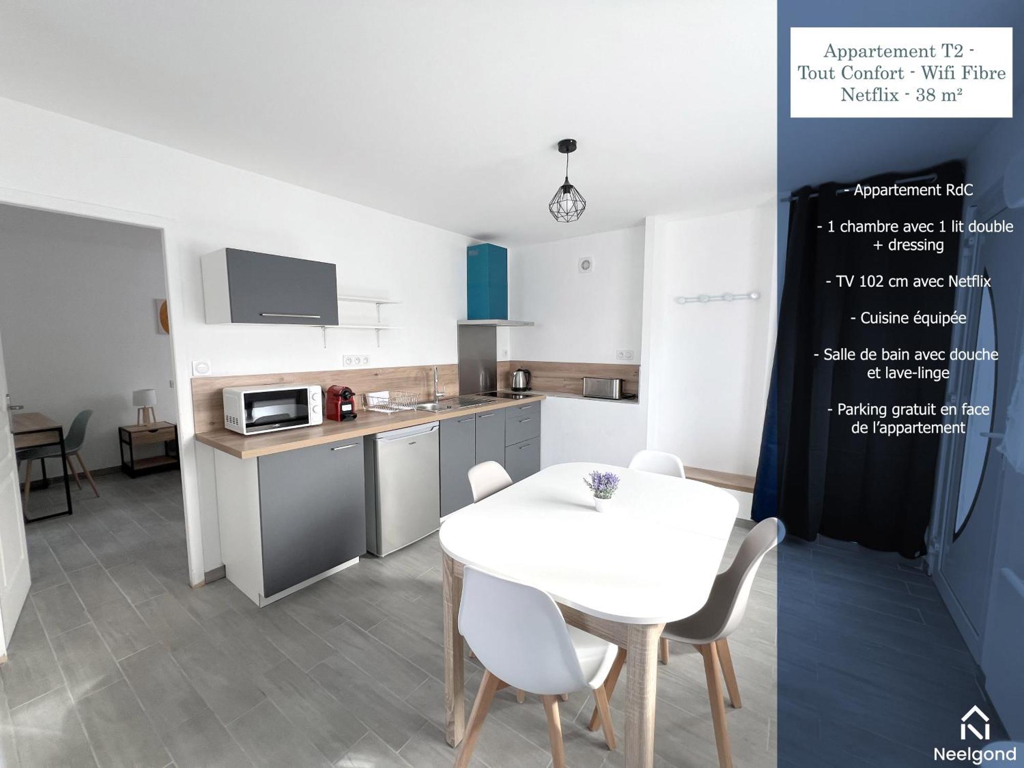 178B - Appartement T2 Tout Confort - Wifi Netflix Le Gond-Pontouvre Dış mekan fotoğraf